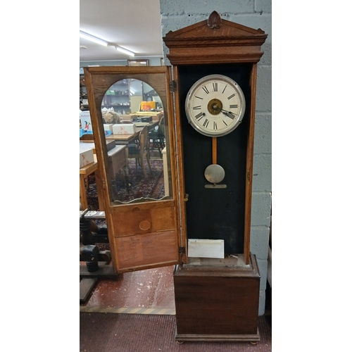 395 - Antique long cased clock by Recorders Ltd of London&nbsp; - Approx H: 179cm