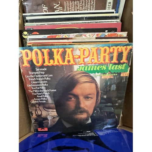 407 - Large collection of vinyl LPs