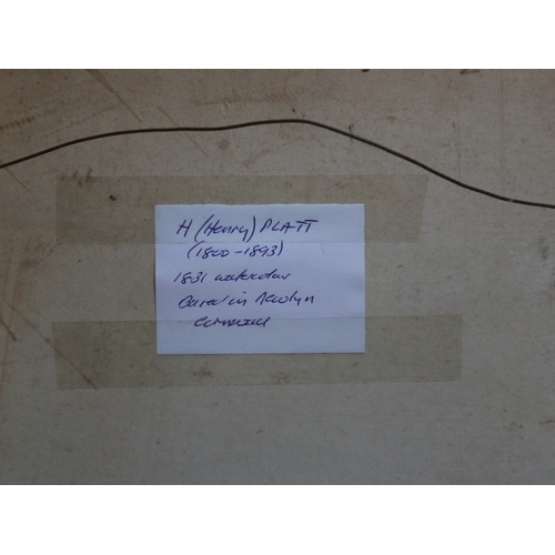 413 - 1831 Watercolour by Henry Platt (1800-1893) - Approx IS 43cm x 28cm