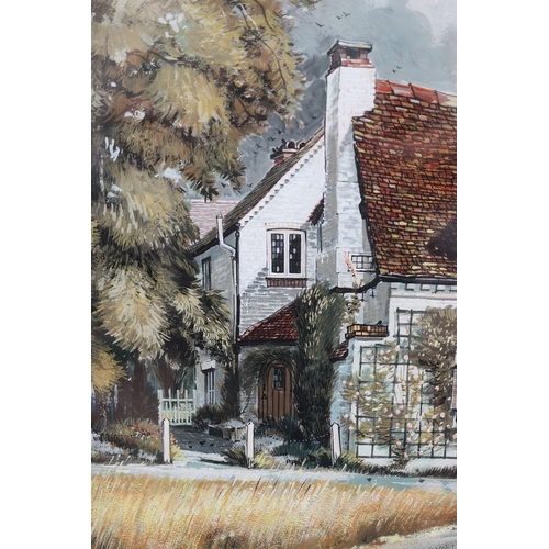 461 - Large watercolour of large country house by Philip Shepherd - IS Approx: 98cm x 65cm