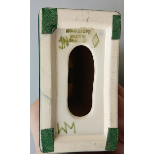 490 - William Moorcroft clock - Finch pattern by Sally Tuffin