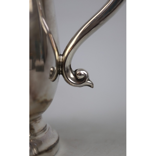 9 - Silver tankard in box - Approx weight 355g