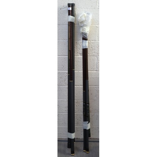 426 - Collection of fishing rods. 3 telescopic poles and 3 telescopic rods