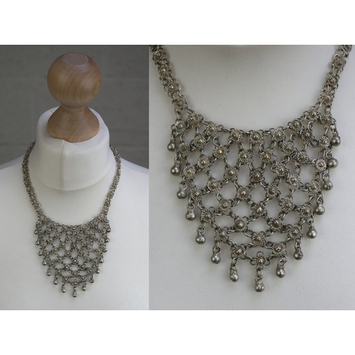 135 - Indian silver necklace
