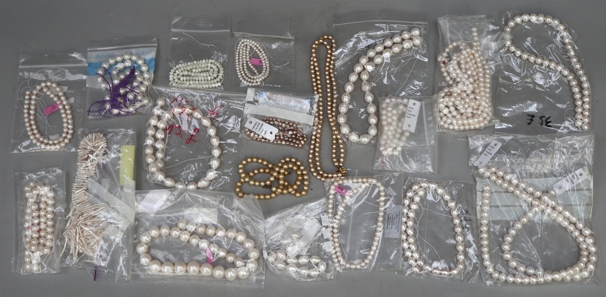 Large collection of pearls