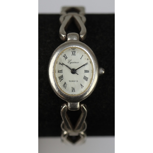 156 - Silver watch - Approx 37.26