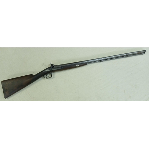 188 - 12 Bore double barrel (side by side) sporting gun, 30