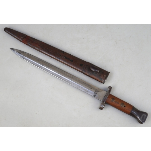 208 - 1888 pattern Lee Metford (Boer War) double edged bayonet by Wilkinson inspection marks on blade &amp... 