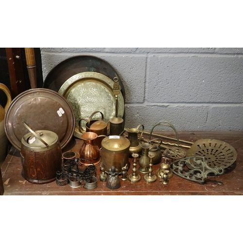 245 - Collection of brass and copper