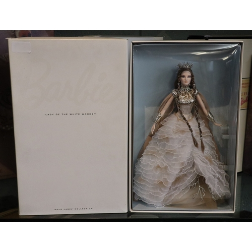257 - Barbie Lady of the White Woods Gold Label Collection doll in original unopened packaging