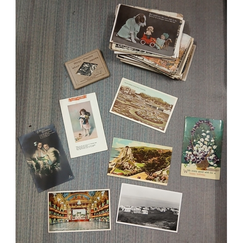 Collection of vintage postcards