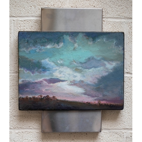 617 - Landscape acrylic - Approx IS 40cm x 31cm - overall size 40cm x 49cm