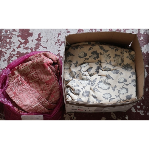 623 - Good quality curtains - 1 pair 260cmW x 136cmL, 1 pair 128cmW x 136L