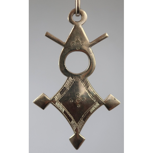 66 - Large silver pendant&nbsp;