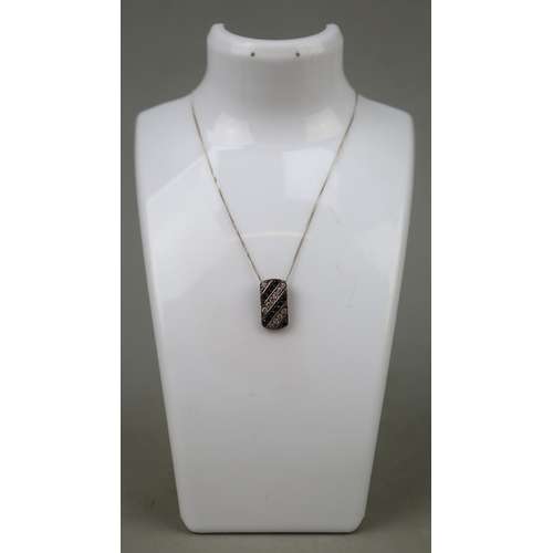 133 - 2 silver necklaces