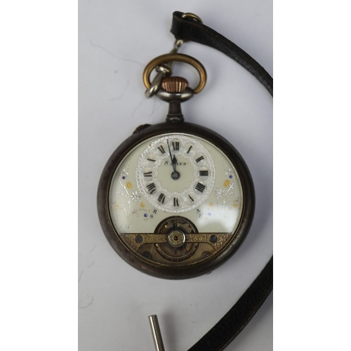 154 - 2 vintage pocket watches to include 1 silver cased