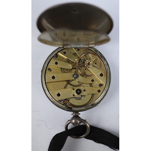 154 - 2 vintage pocket watches to include 1 silver cased