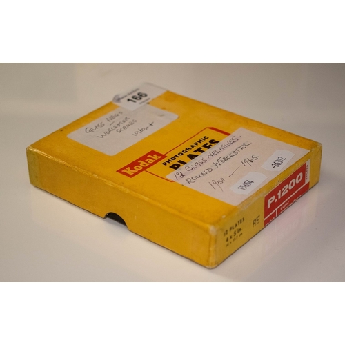 166 - 14 glass photographic negative* plates of Worcester scenes - 1959-65*we have also inverted the image... 