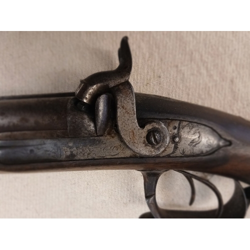 188 - 12 Bore double barrel (side by side) sporting gun, 30