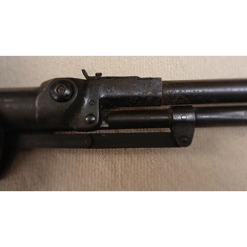 Relum Tornado .22 under-lever air rifle with telescopic sight
