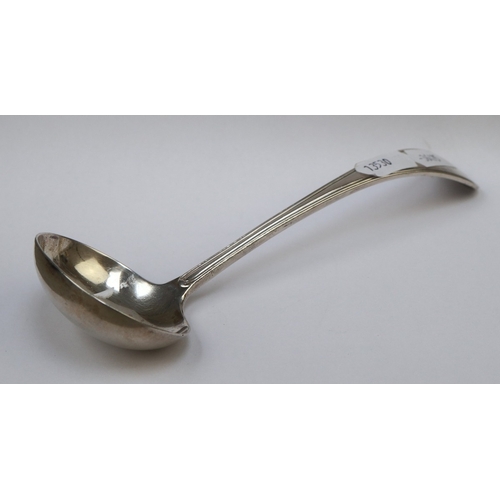 2 - Hallmarked silver ladle - Approx 95g