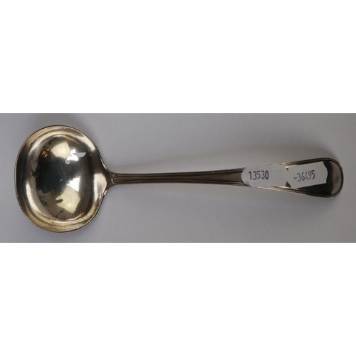2 - Hallmarked silver ladle - Approx 95g