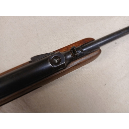 205 - BSA Airsporter MK2 underlever tap loading .22 calibre air rifle. Open sights, serial no GE1274 (1965... 