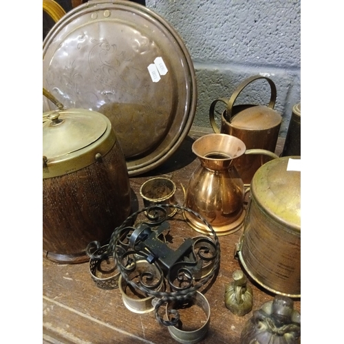 245 - Collection of brass and copper