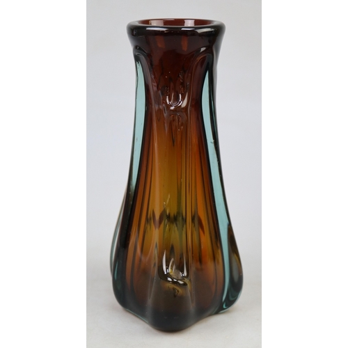 249 - Collection of mid century art glass vases - Approx height of tallest: 48cm