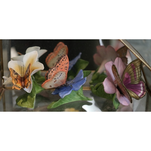 250 - Collectors cabinets together with butterflies and certificates