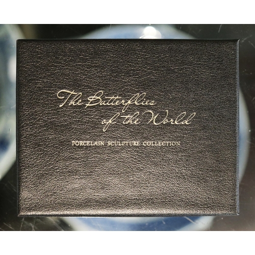 250 - Collectors cabinets together with butterflies and certificates