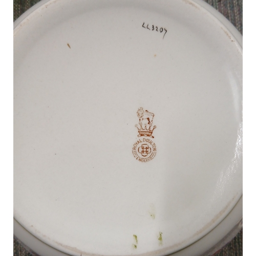 345 - Royal Doulton wash set - Jug, bowl and chamber pot together with a second chamber pot and soap dish