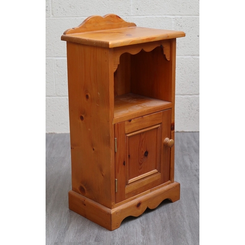 388 - Pair of pine bedside cabinets