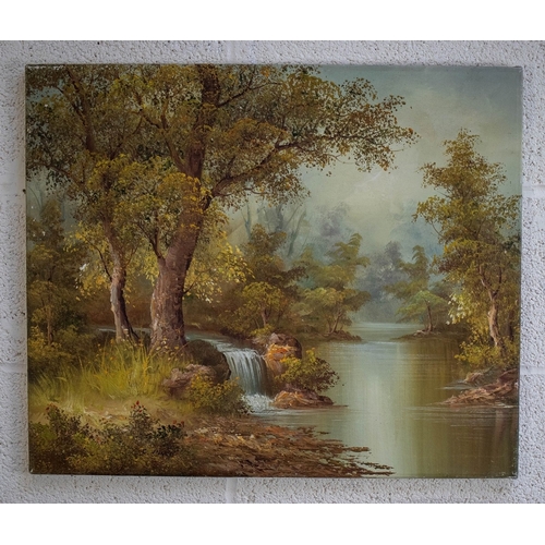 421 - Collection of oils on canvas