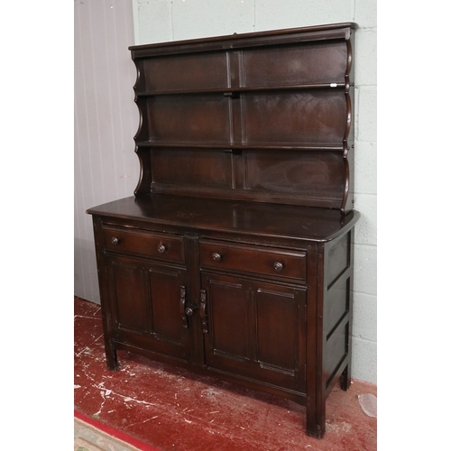 423 - Ercol dresser - Approx W:120cm D:47cm H:161cm