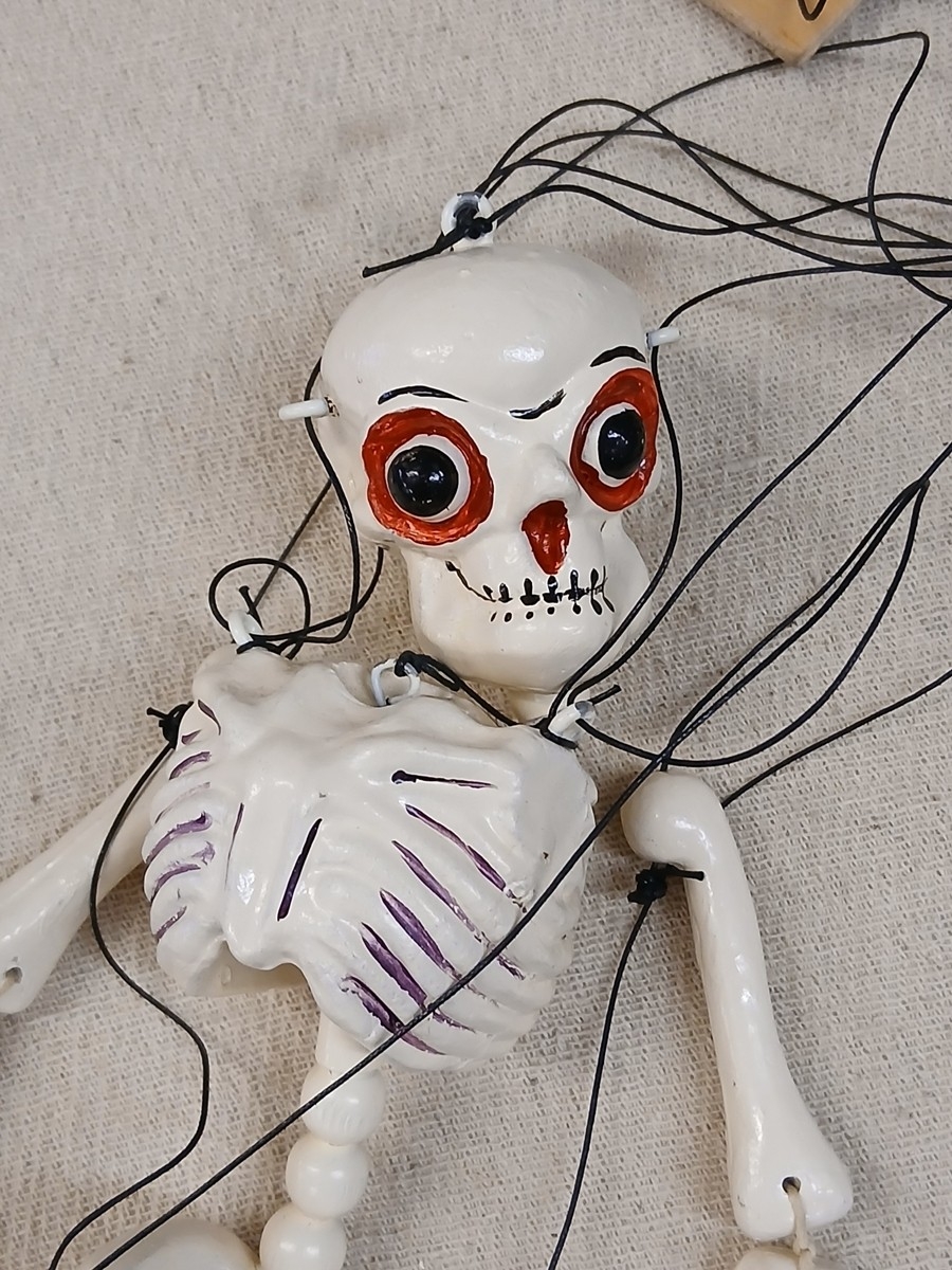 Rare skeleton Pelham puppet