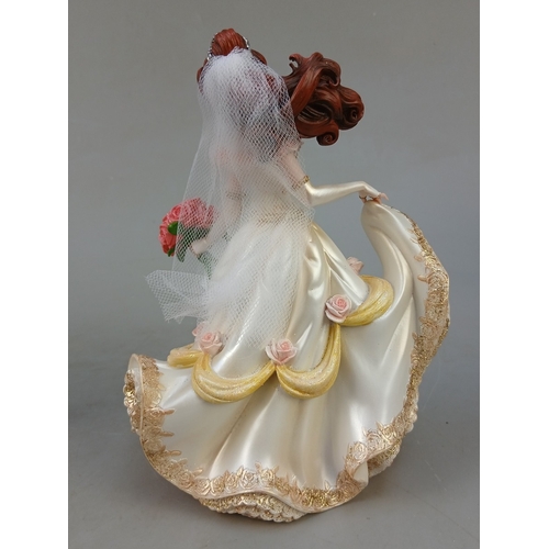 468 - Disney Showcase Collection Belle Wedding figurine