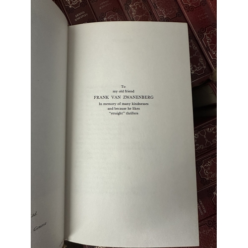 496 - Collection of 52 Denis Wheatley War and Occult novels 1974