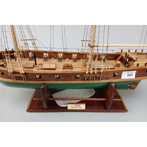 565 - Scratch built model - HMS Trafalgar