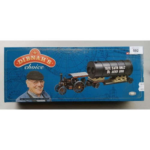 592 - Corgi Dibnah's Choice CC20101 Fowler B6 road loco, low loader & boiler - Norman E Box (Vulcan)