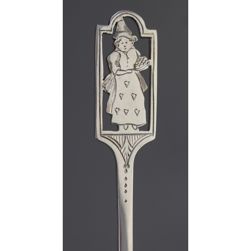 6 - Collection of silver to include George Jensen knife and fork, tea spoons, and cocktail sticks