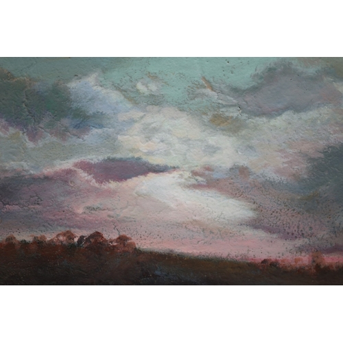 617 - Landscape acrylic - Approx IS 40cm x 31cm - overall size 40cm x 49cm