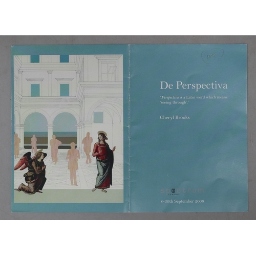 618 - Mixed Media by Cheryl Brooke with brochure - Madonna after Carlo Crivelli - Approx IS 47cm x 71cm