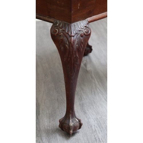 659 - Chippendale style lift up lid stool
