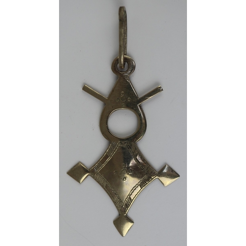 66 - Large silver pendant&nbsp;