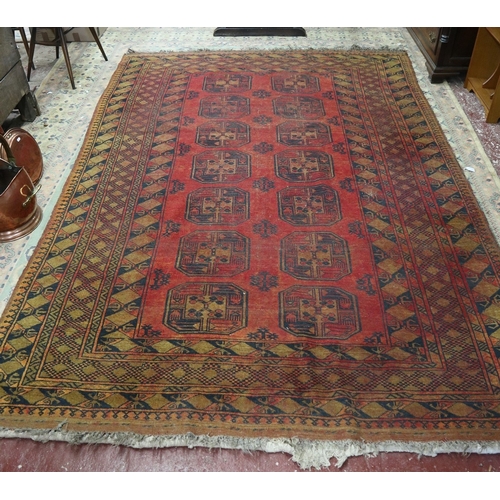 676 - Large Afghan rug - Approx 209cm x 299cm