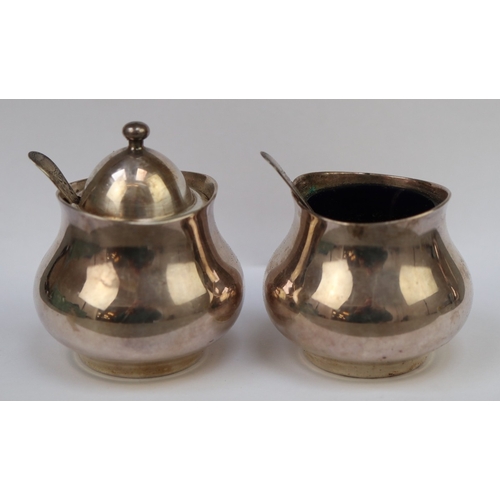 7 - Mappin and Webb condiment set