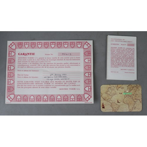 161 - Tudor ladies watch - Princess Oyster Date in original box with paperwork