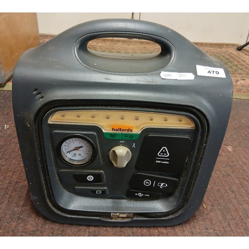 470 - Halfords Jump Starter/Compressor 13amp power supply