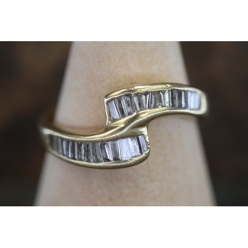 29 - 18ct gold baguette diamond ring approx 1.14ct - Approx weight 3.97g - Size P